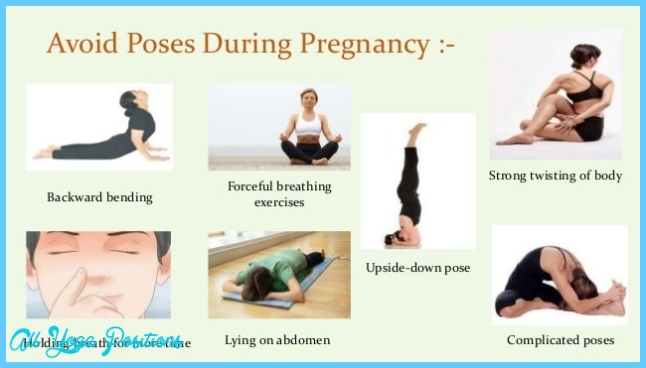 which yoga poses are unsafe during pregnancy