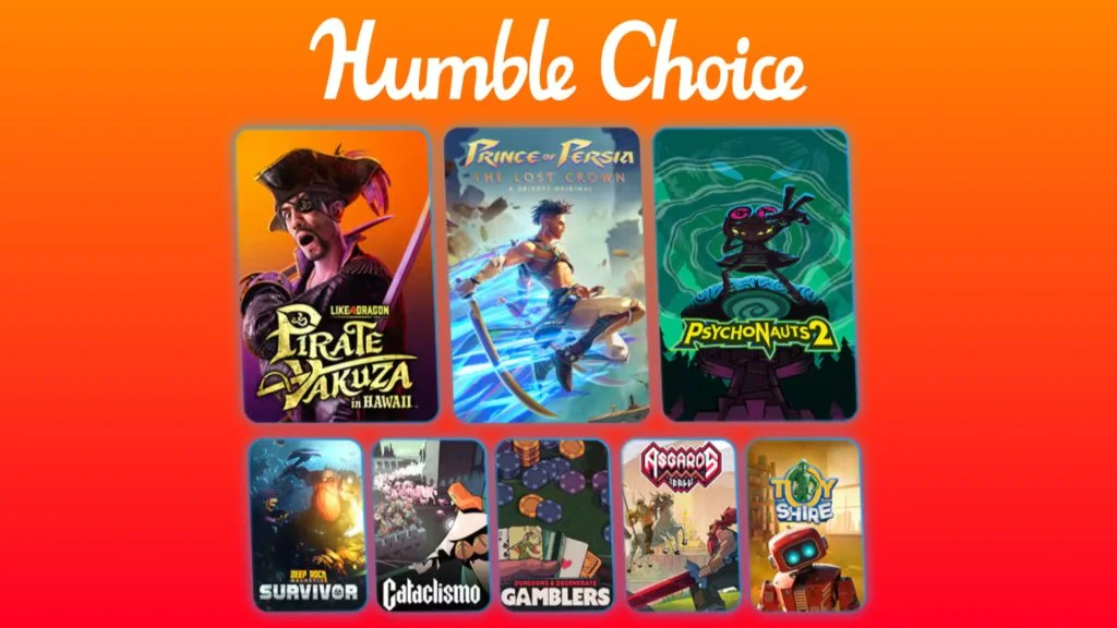 October’s Humble Choice Features Stellar Lineup with New Yakuza and Prince of Persia Titles