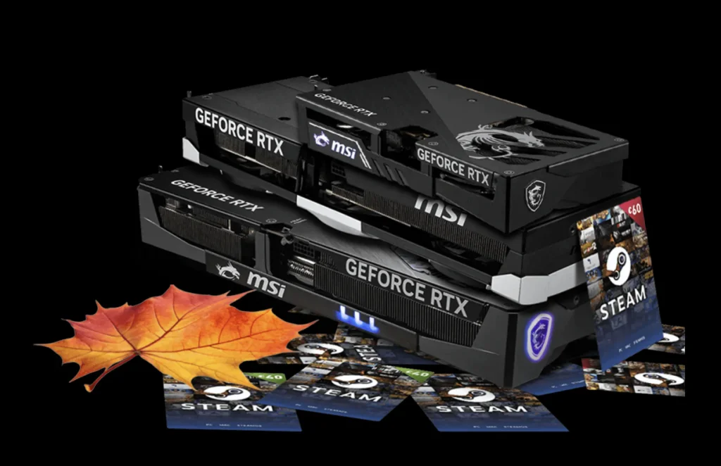 MSI Unveils Autumn Promotion: Steam Wallet Codes with RTX 50 Series GPUs