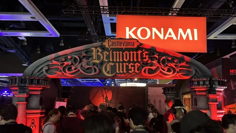 Pax West 2026: Booth crowd around Castlevania Belmont's Curse.