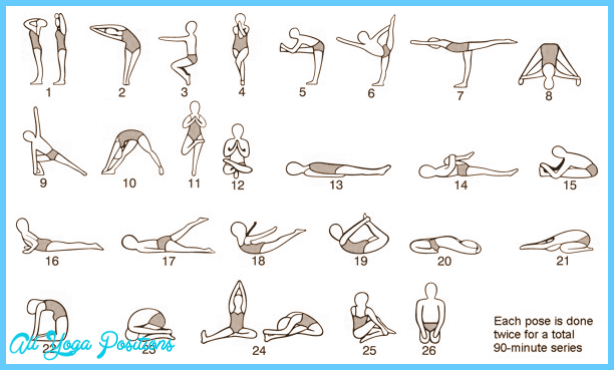 Bikram Yoga Poses Chart Printable - AllYogaPositions.com