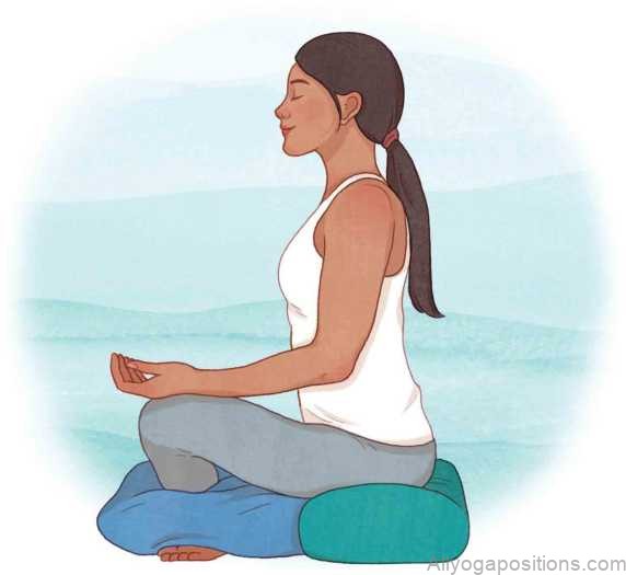 yoga pose seated meditation pose