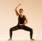 yoga practice beginners 5 steps strong alignment revolved chair pose 4