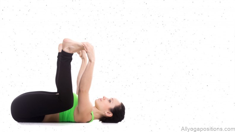 happy baby pose the relaxing centering yoga posh 1
