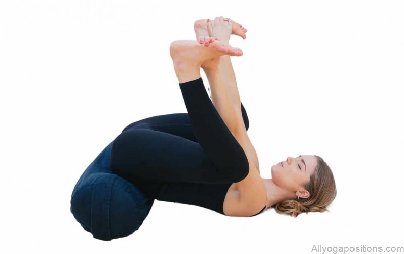 happy baby pose the relaxing centering yoga posh 3