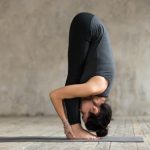 mastering the standing half bound lotus forward bend yoga pose 1