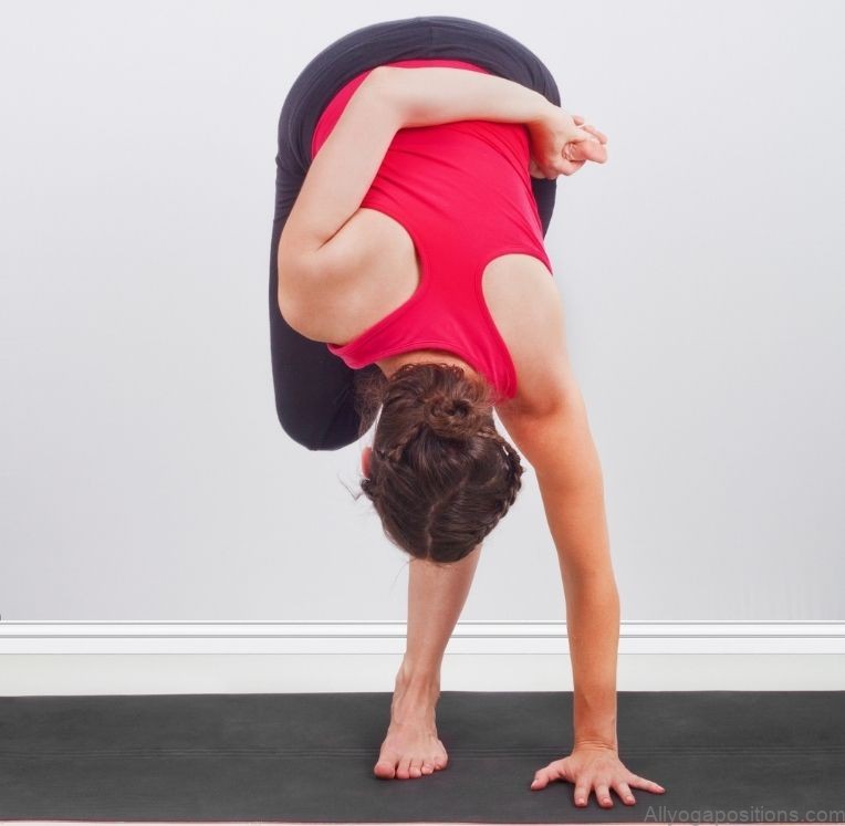 mastering the standing half bound lotus forward bend yoga pose