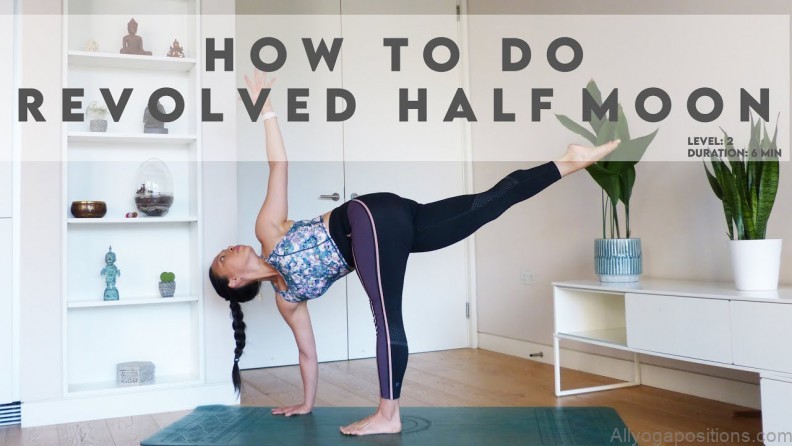 mastering the revolved half moon yoga pose a journey of balance and strength 11