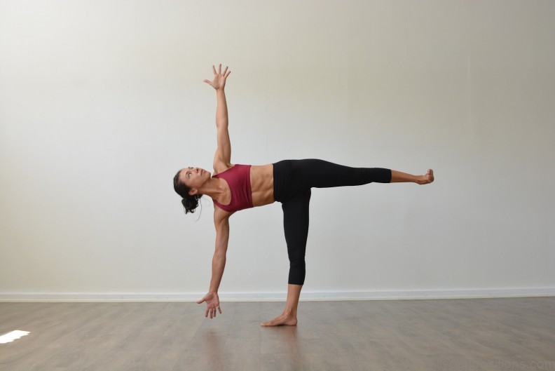 mastering the revolved half moon yoga pose a journey of balance and strength 8