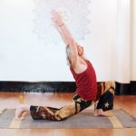 discovering harmony and balance with the revolved half moon pose