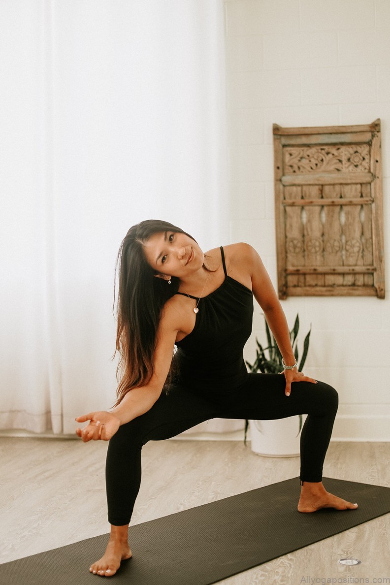 discovering harmony and balance with the revolved half moon pose 2