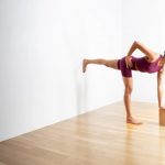 discovering harmony and balance with the revolved half moon pose 4