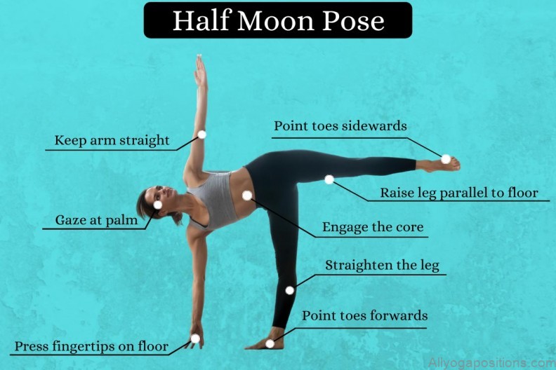 unraveling the graceful balance exploring the revolved half moon yoga pose 2