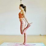 the art and benefits of dandayamana dhanurasana yoga pose 11