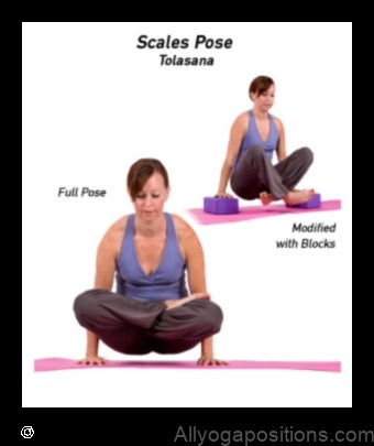 Scale Pose yoga pose