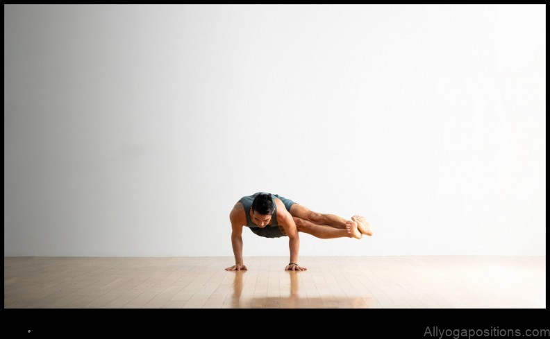 Side Crane (Crow) Pose yoga pose