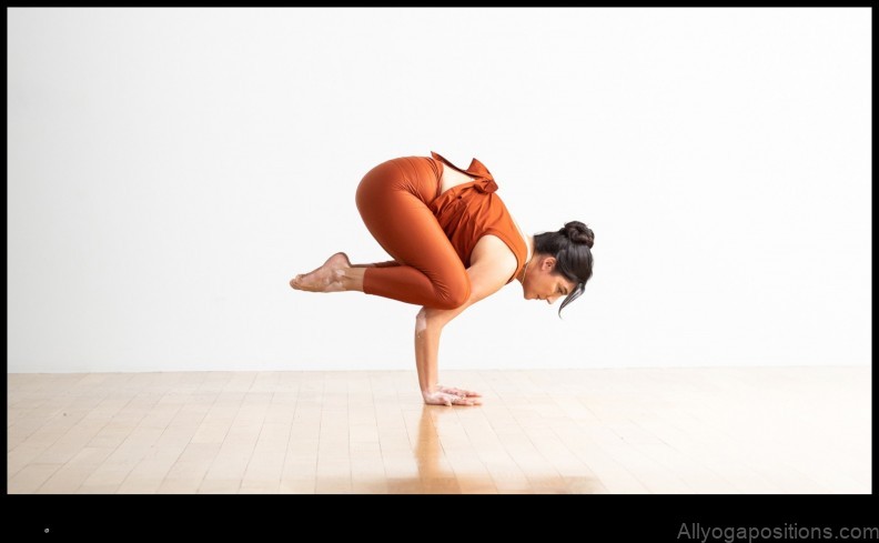 Side Crane (Crow) Pose yoga pose