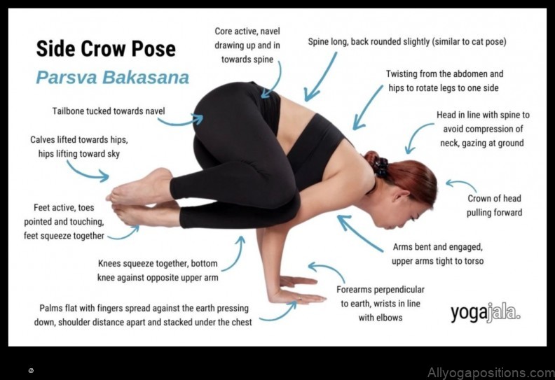 Side Crane (Crow) Pose yoga pose