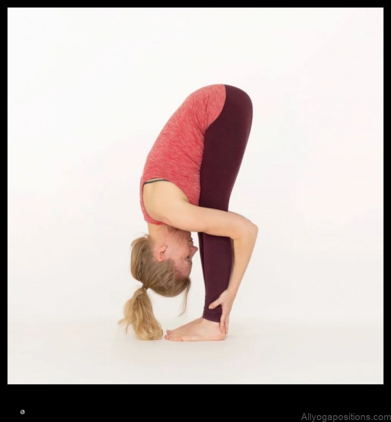 Standing Forward Bend yoga pose