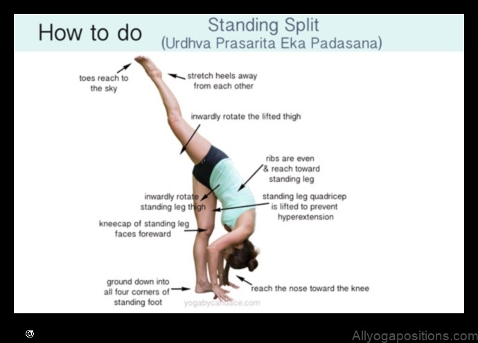 Standing Split yoga pose