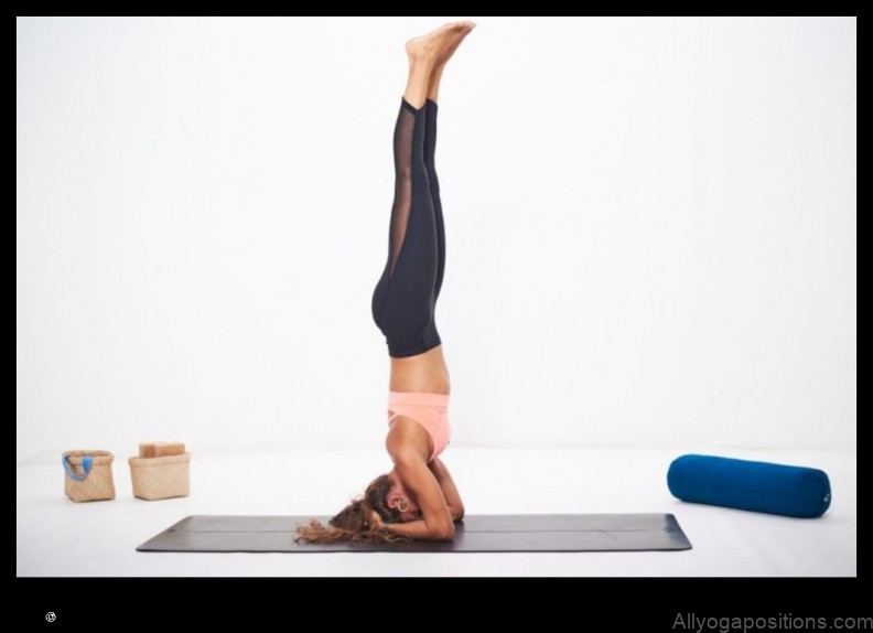 Supported Headstand yoga pose