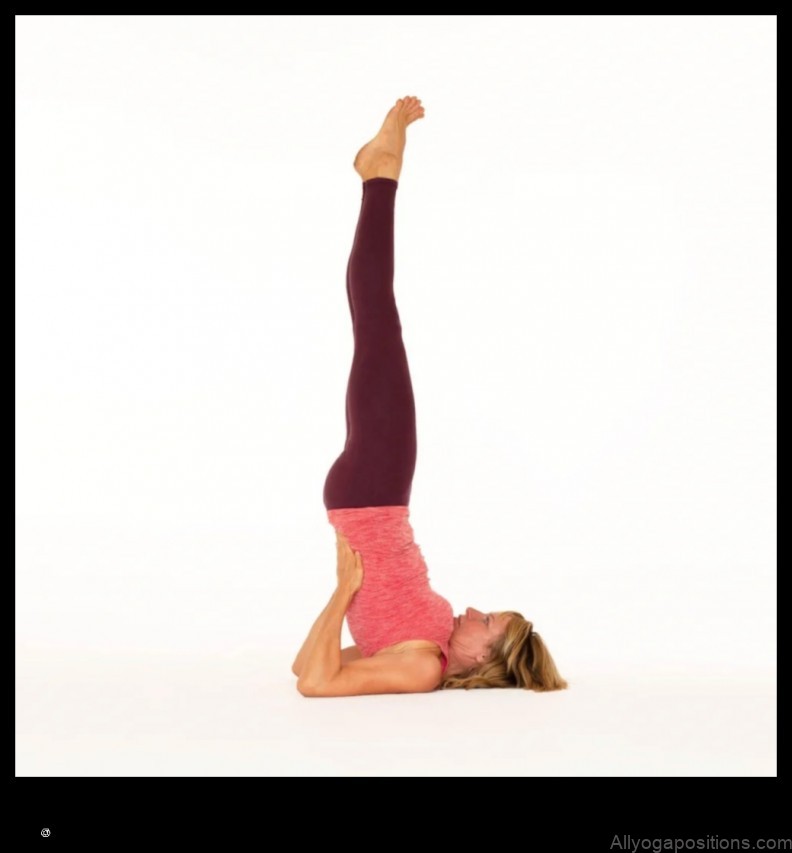 Supported Shoulderstand yoga pose