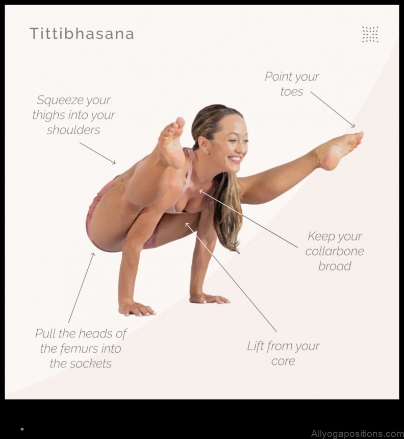 Tittibhasana yoga pose