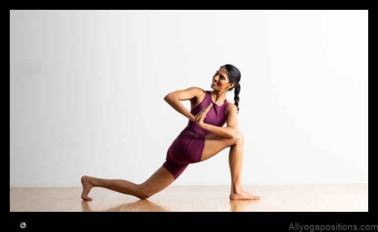 Parivrtta Parsvakonasana yoga pose