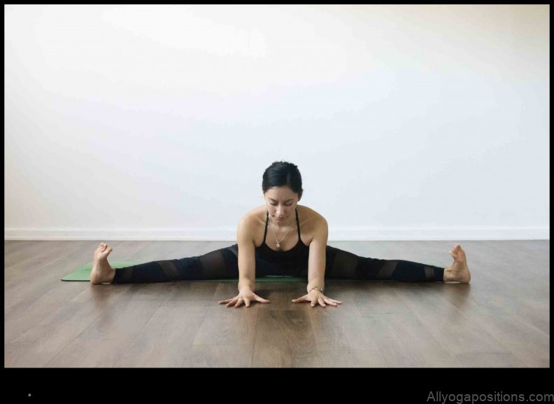 Wide-Angle Seated Forward Bend yoga pose