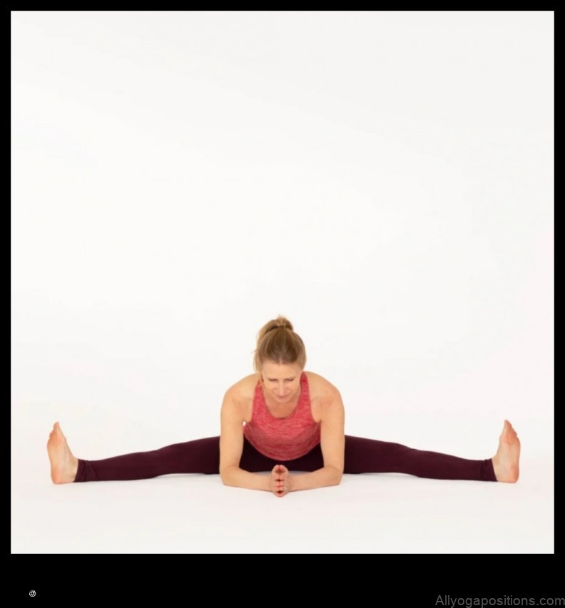 Wide-Angle Seated Forward Bend yoga pose