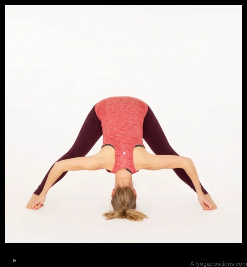 Wide-Legged Forward Bend yoga pose