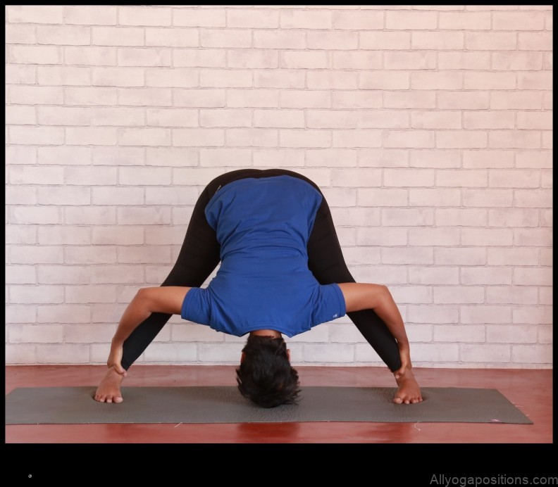 Wide-Legged Forward Bend yoga pose