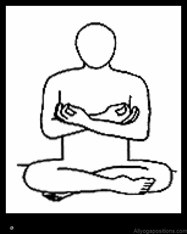 Cross-Heart Kirtan Kriya Meditation yoga pose