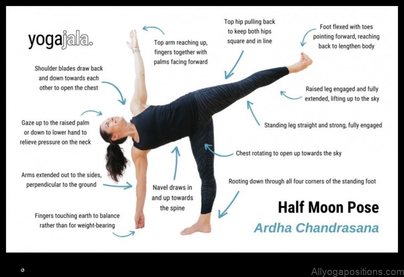 Half Moon Pose yoga pose