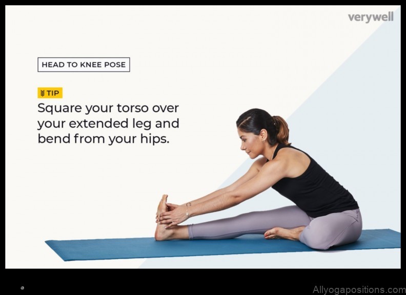 Head-to-Knee Pose yoga pose