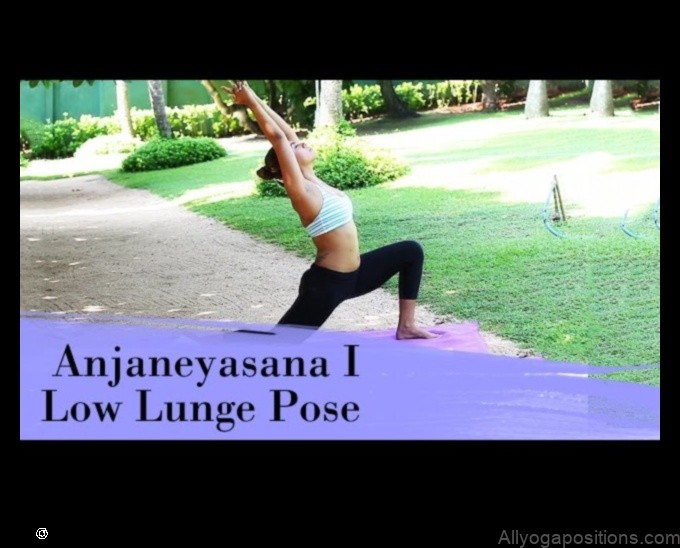 Anjaneyasana yoga pose