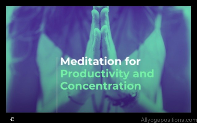 Meditation for Productivity: Enhancing Focus and Efficiency