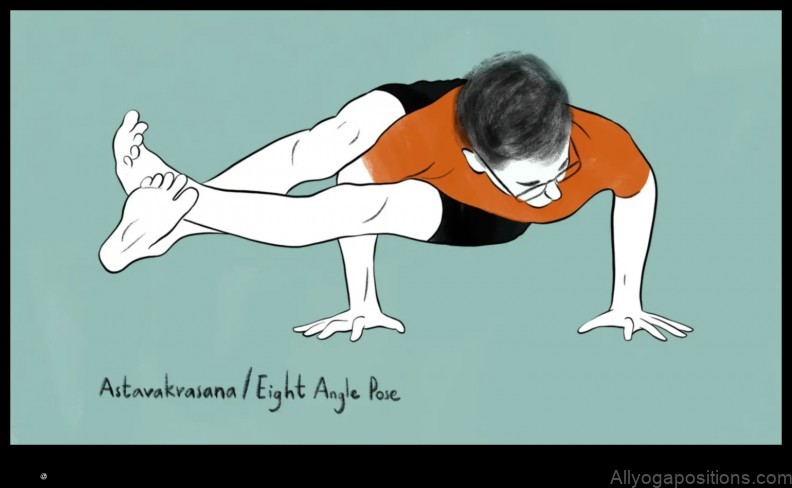 Astavakrasana yoga pose