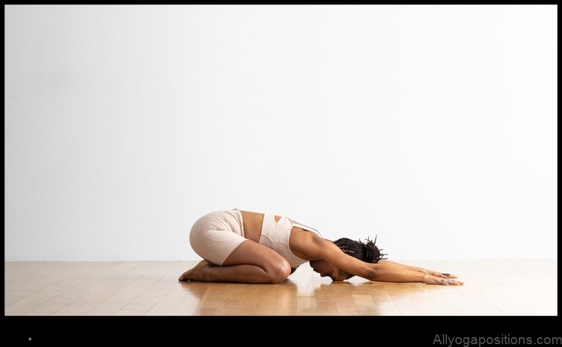 Balasana yoga pose