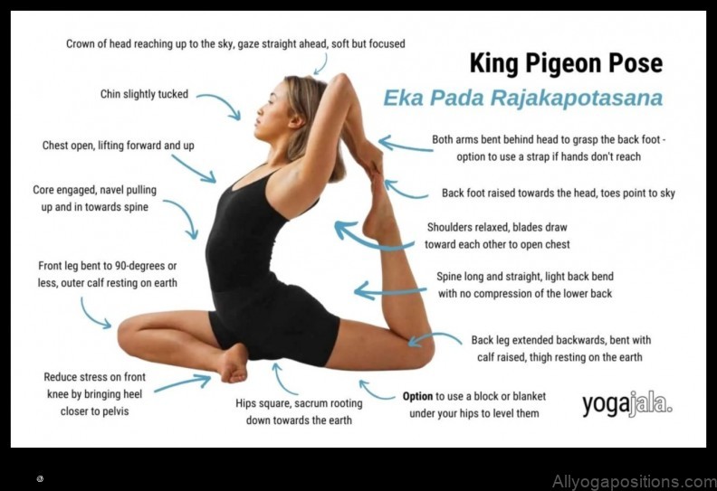 One-Legged King Pigeon Pose II yoga pose