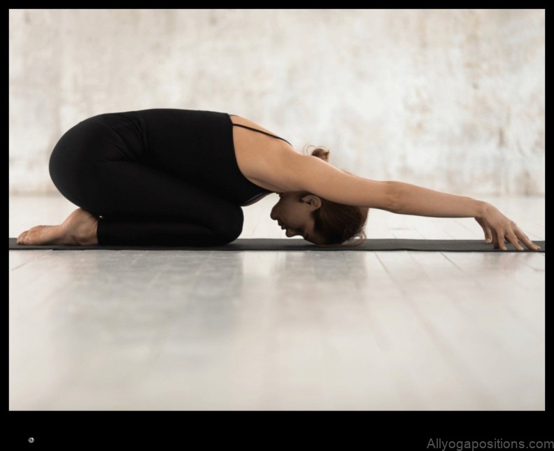 Balasana yoga pose